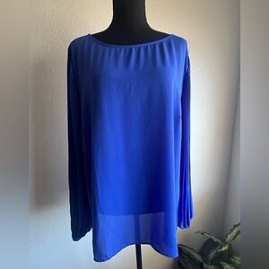 Ann Taylor Cobalt Blue Top